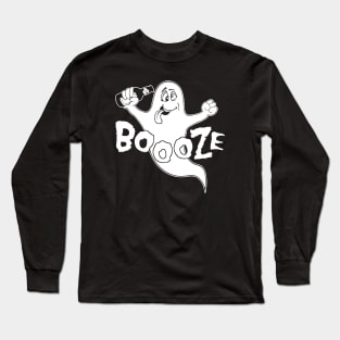 Booze Ghost Long Sleeve T-Shirt